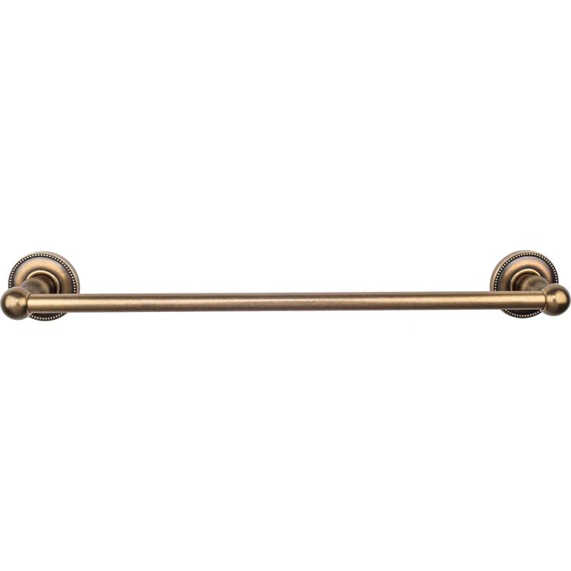 German Bronze 20 1/2" Wall Mounted Single Towel Bar