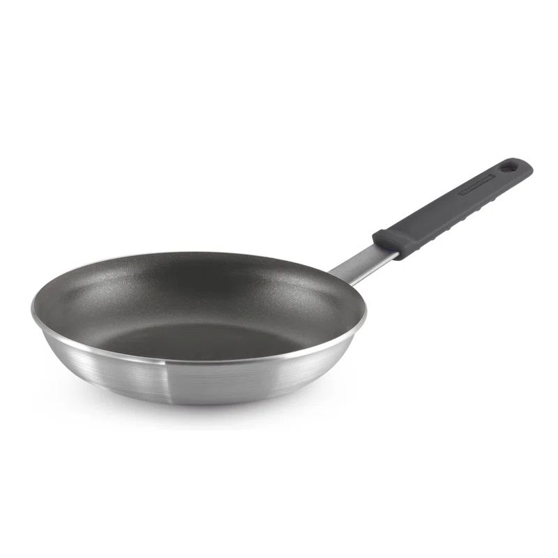 Professional 8-Inch Non-Stick Aluminum Fry Pan with Silicone Handle