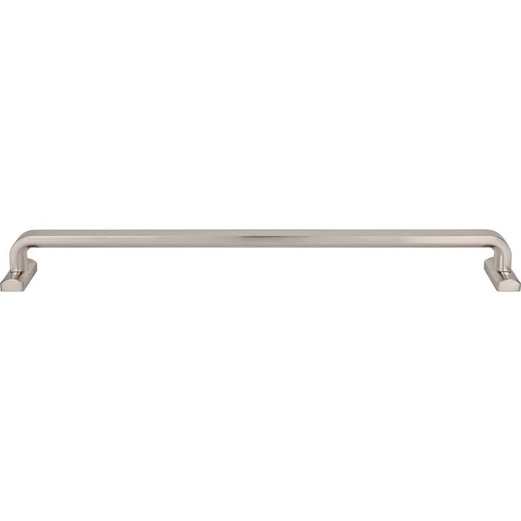 Brushed Nickel 18" Modern Industrial Appliance Pull