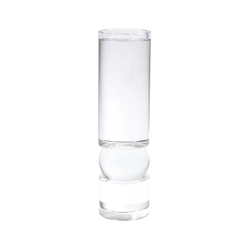 Tall Crystal Candlestick Holder for 3" Pillar Candle