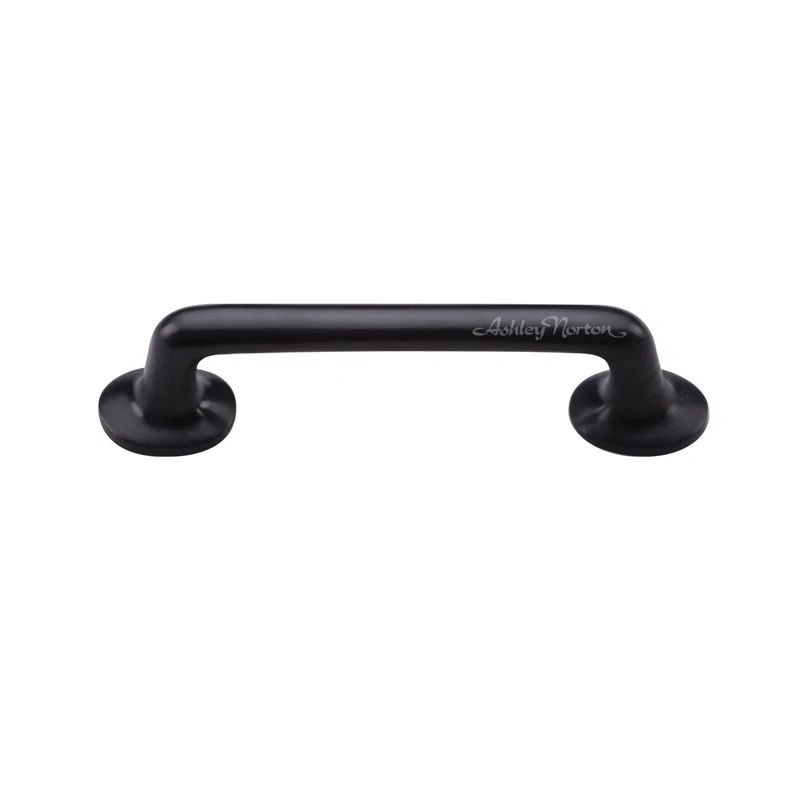 Dark Oil Rubbed Solid Brass 8" Bar Pull with Mounting Hardware