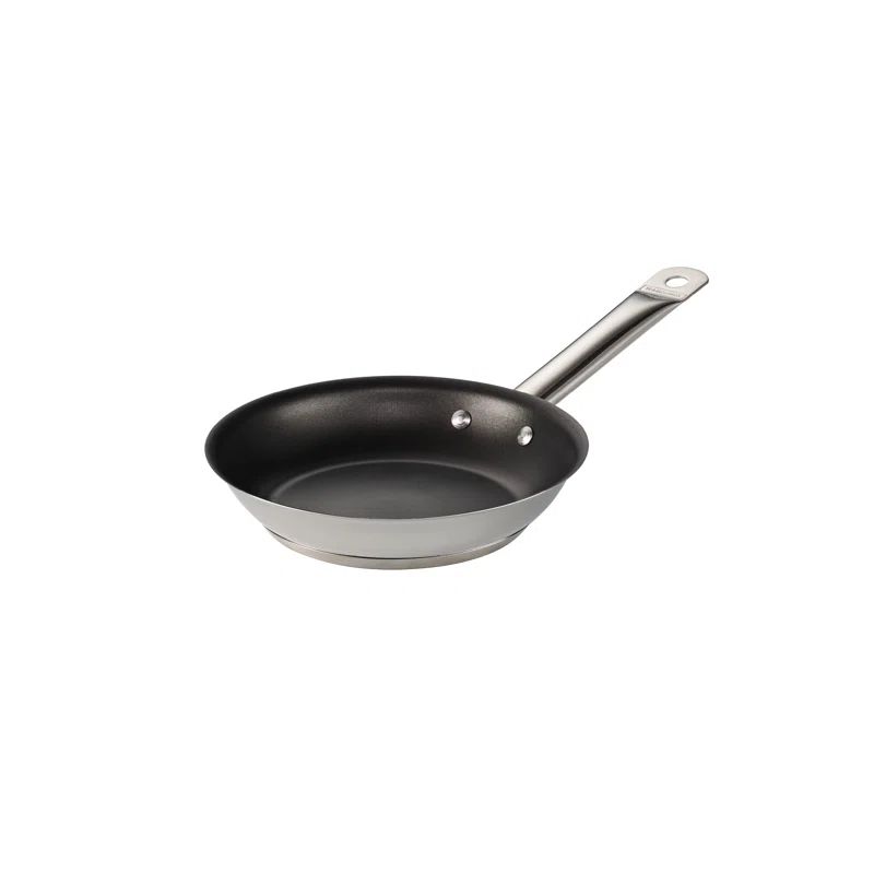 8-Inch Stainless Steel Nonstick Fry Pan with Tri-Ply Base