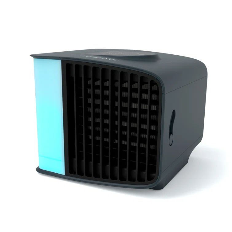 Gray Portable Personal Air Cooler with Remote Control