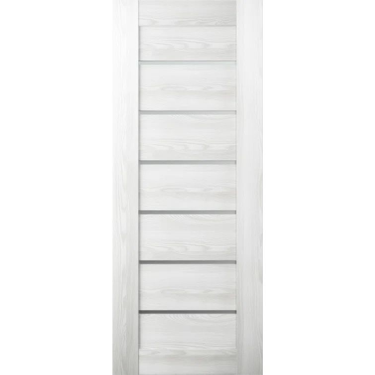 Ribeira Ash Paneled Interior Door with Frosted Glass