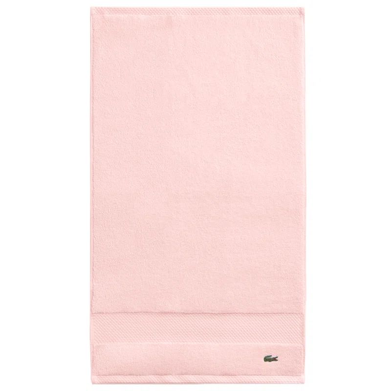 Light Pink Supima Cotton Hand Towel with Pique Border