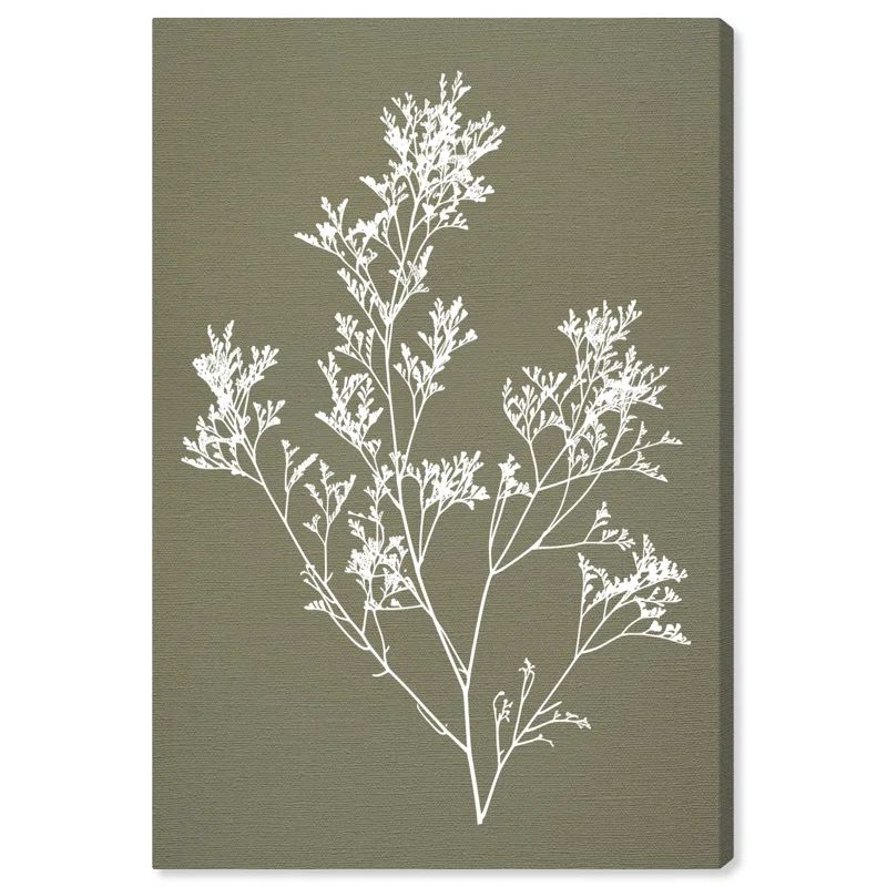 Timeless Leaf Botanical Art Print on Canvas, 10" x 15", Gallery Wrapped
