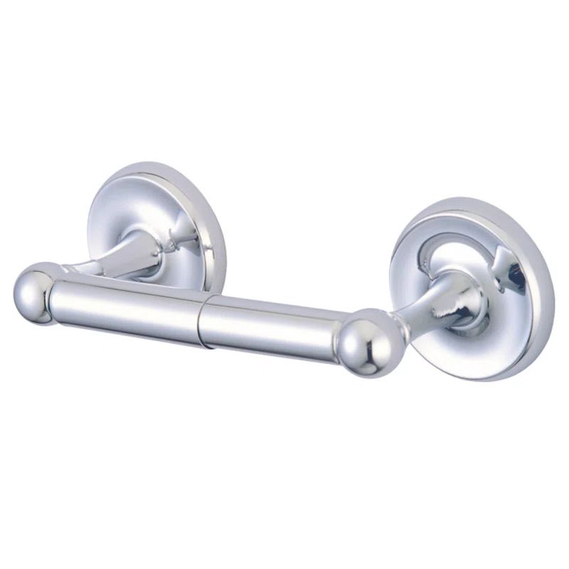 Polished Chrome Brass Wall Mounted Toilet Paper Holder