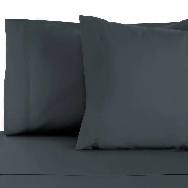 Charcoal Hypoallergenic Cotton Standard Pillowcase Set