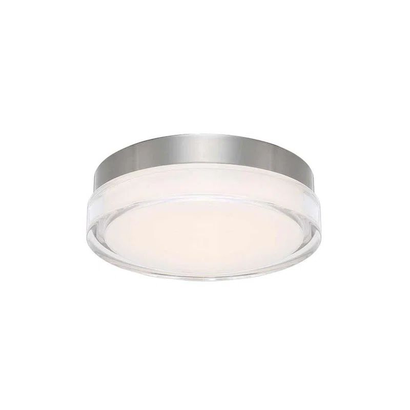 Modern Forms Pi 12" Black Aluminum LED Outdoor Flush Mount