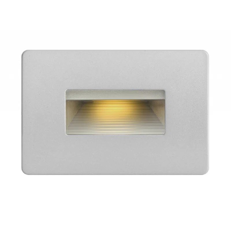 Luna Titanium LED Outdoor Step Light with Zinc-Aluminum Alloy
