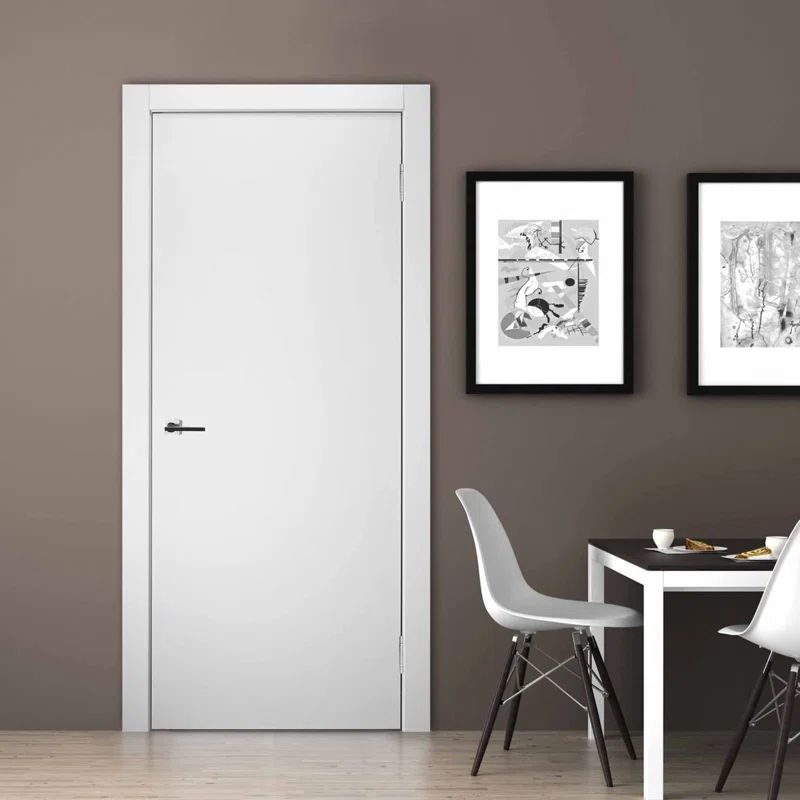 Snow White Solid Core Pine Prefinished Standard Door Slab