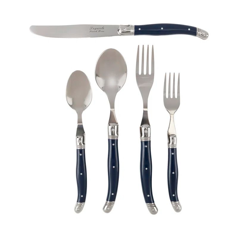 French Home French Home Laguiole 20 Piece Stainless Steel Flatware Set, Service for 4