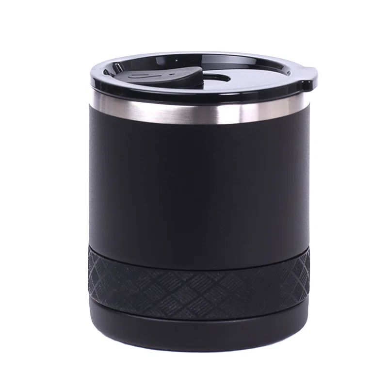 Black Triple Wall Insulated Stainless Steel Travel Tumbler