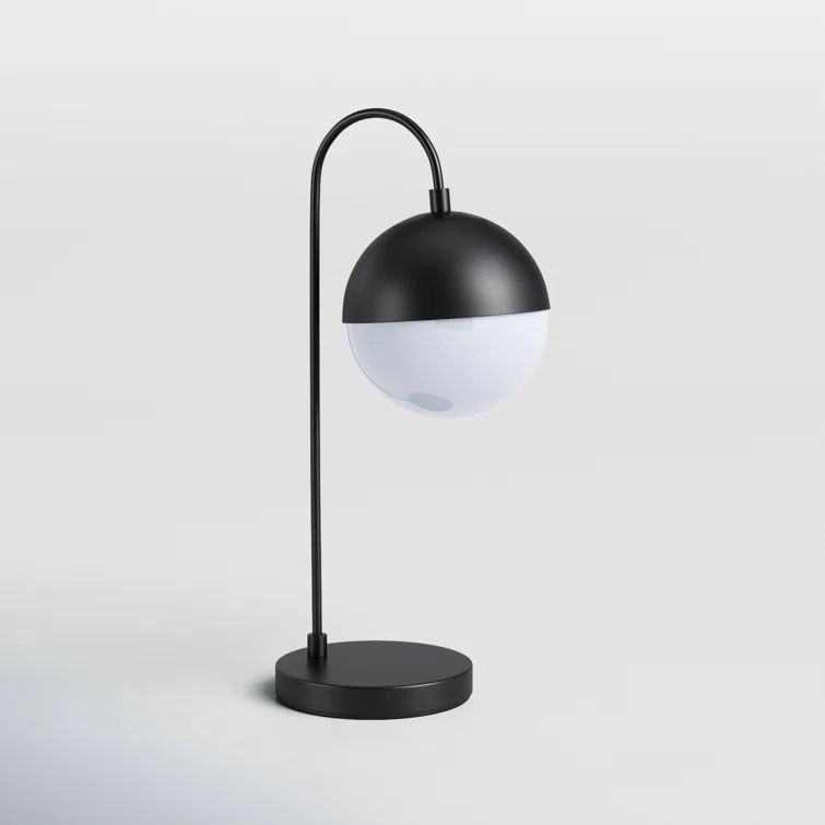 Cappi 20.5" Black Contemporary Globe Table Lamp