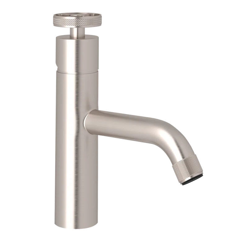 Polished Nickel Single Hole Brass Bathroom Faucet