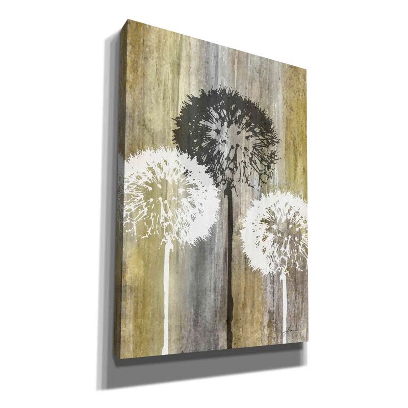 Rustic Garden II Landscape Canvas Art in Green and Gray