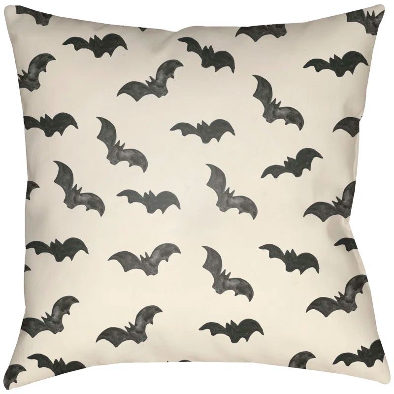 Halloween Lodge Cabin 18" Square Throw Pillow Set