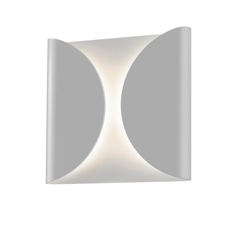 Gray Aluminum Dimmable LED Wall Sconce