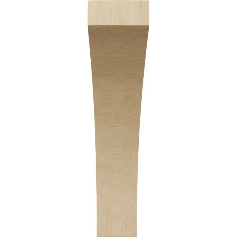 Small Unfinished Rubberwood Lawson Corbel, 3"W x 3.5"D x 6"H