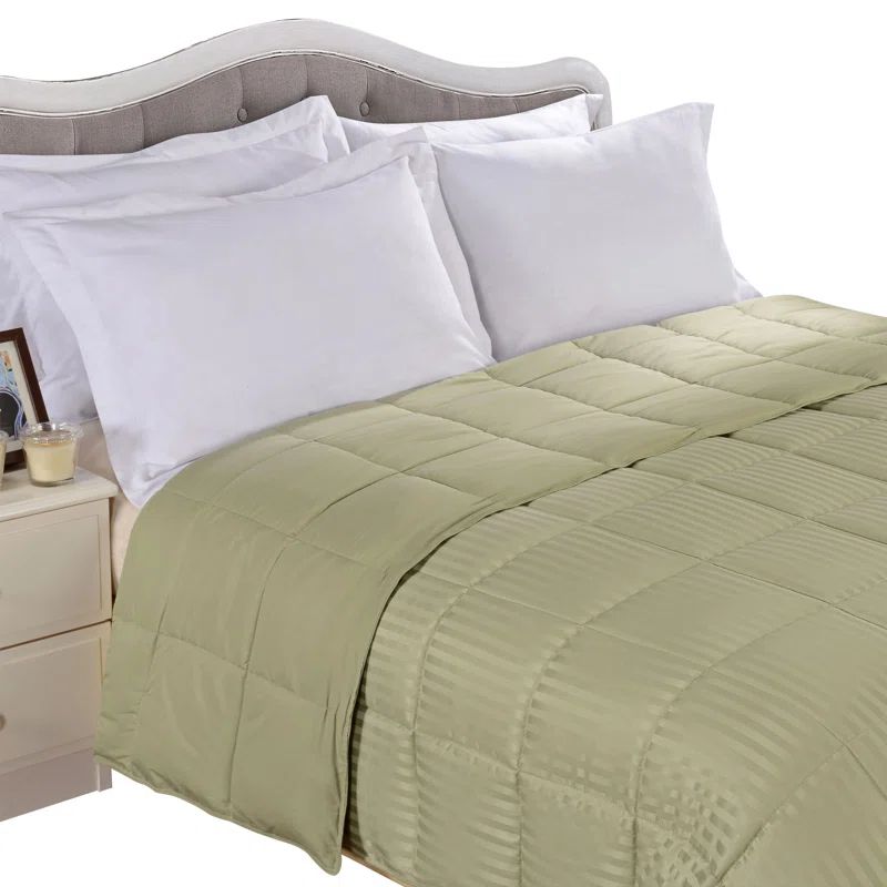 King Sage Cotton Reversible Down Alternative Comforter