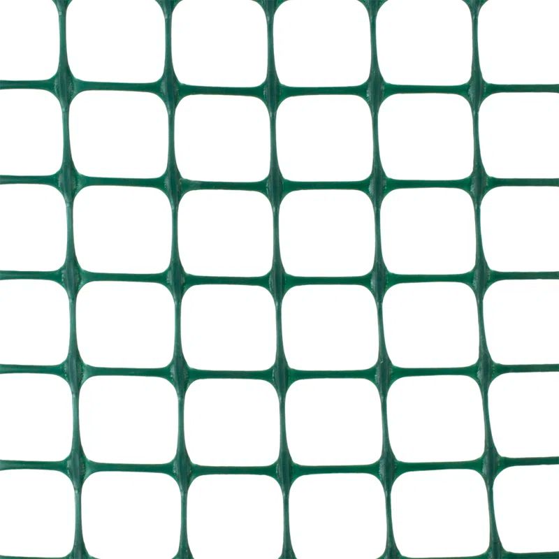 Green 40-Inch x 25-Foot Plastic Garden Fence