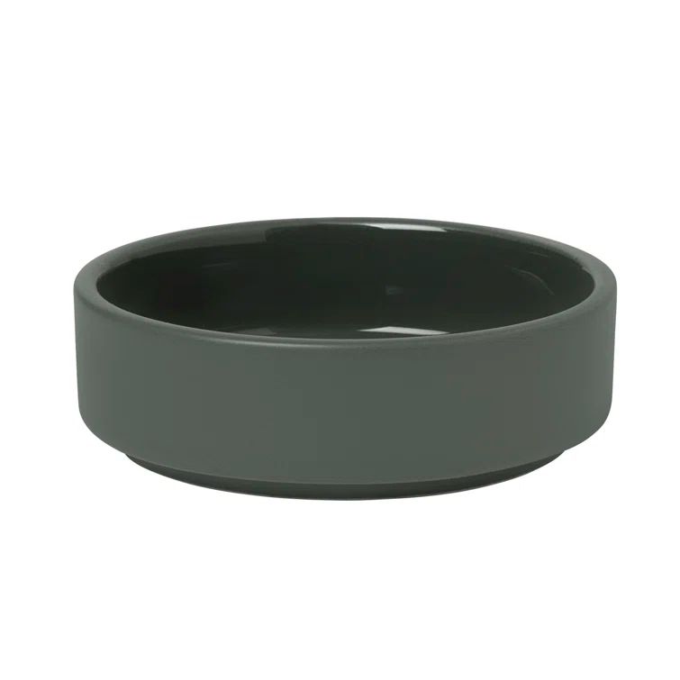 Agave Green Ceramic XS Dessert Bowls, Set of 4