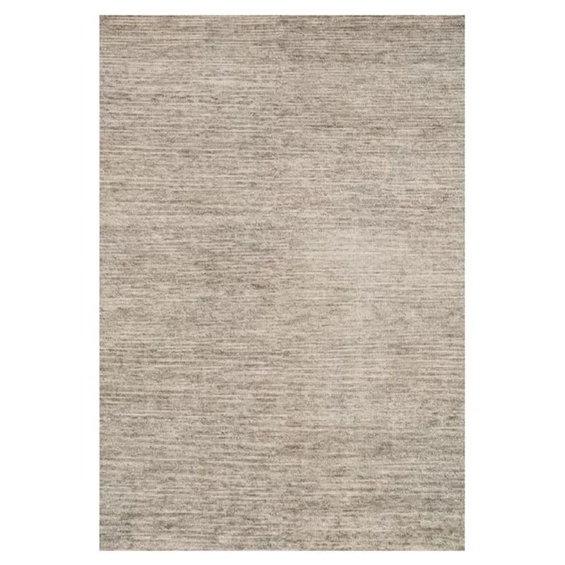 Serena Smoke Hand-Knotted Viscose 4' x 6' Area Rug