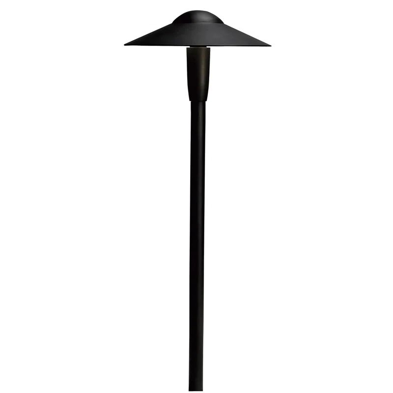 Black LED Pathway Light with Dome Shade