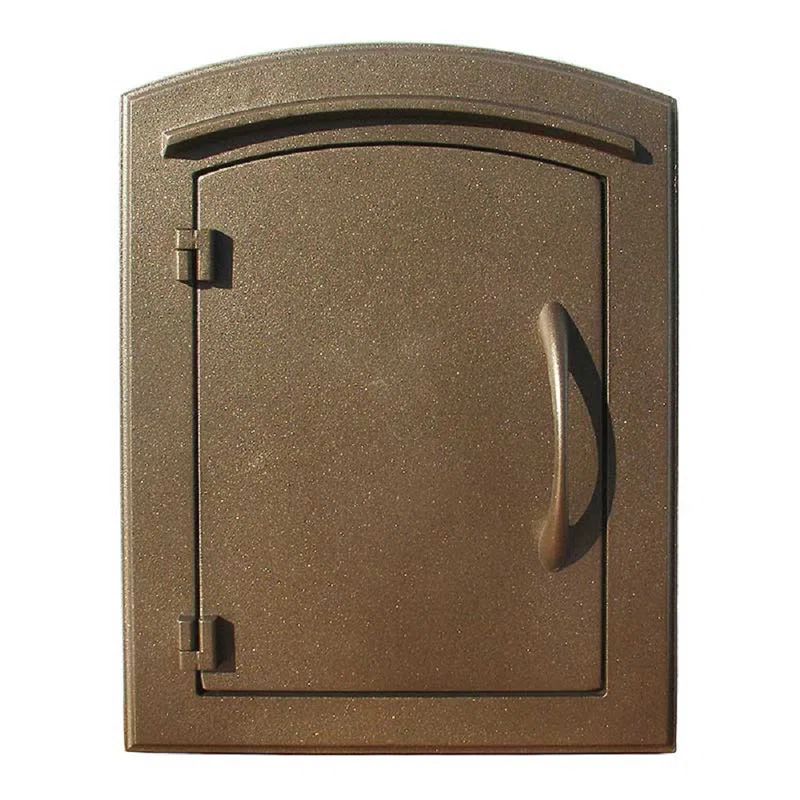 Bronze Lockable Aluminum Wall Mounted Mailbox