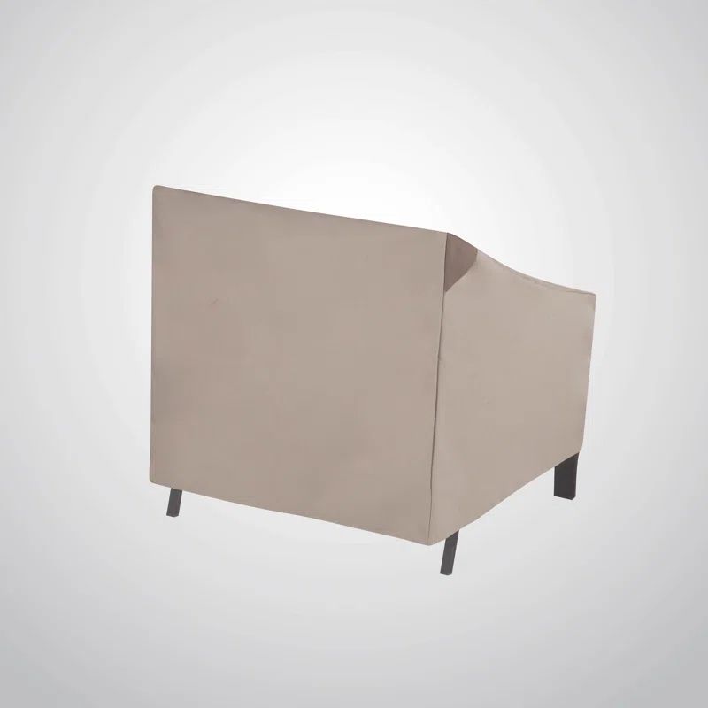 Beige Heavy-Duty Weather-Resistant Patio Lounge Chair Cover Set