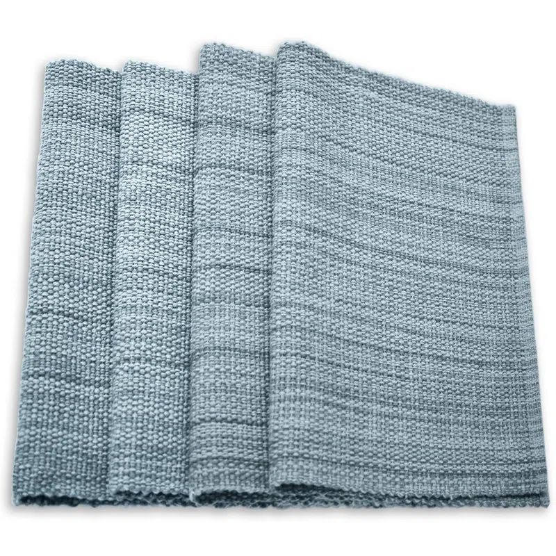 Sky Blue Handwoven Cotton Rectangle Placemat Set