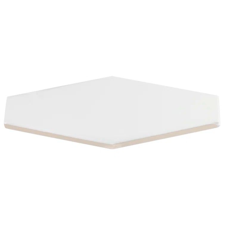 Bianco 4x8 Polished Ceramic Subway Wall Tile