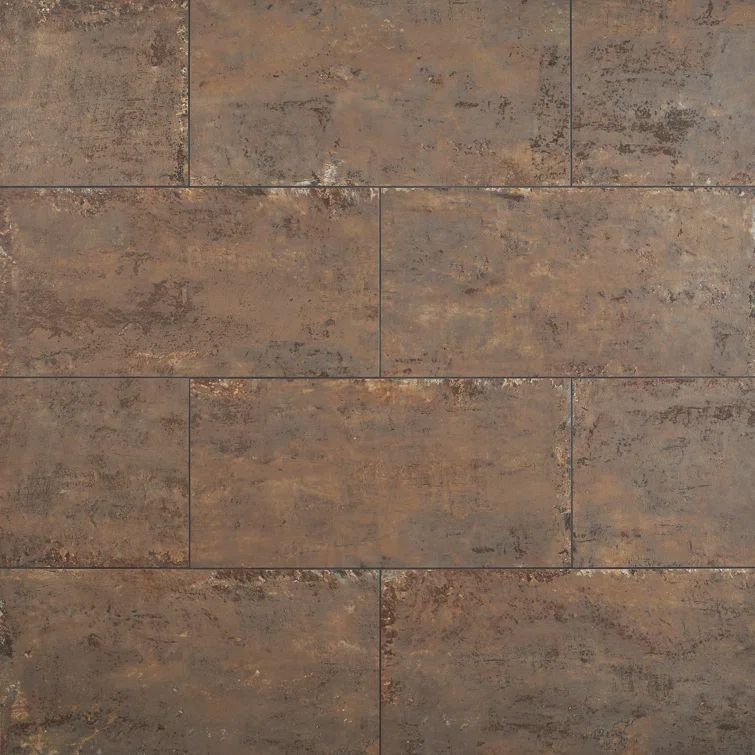 Mantis Copper Matte Porcelain Large Format Floor and Wall Tile
