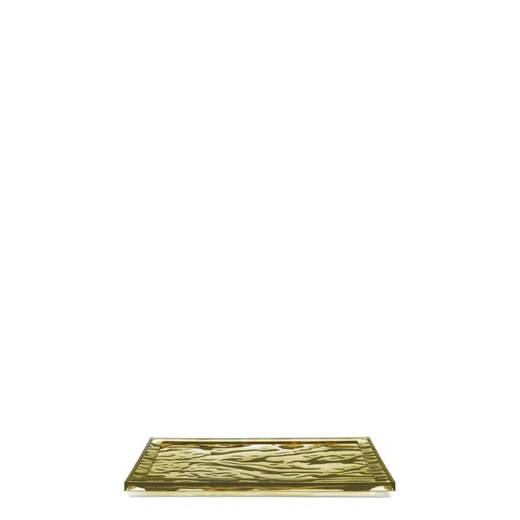 Small Green Transparent Acrylic Outdoor Tray
