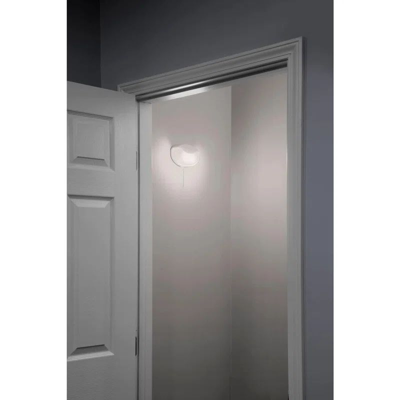 Sleek Elegance 18 in. White Acrylic LED Flush Mount Light, Energy Star