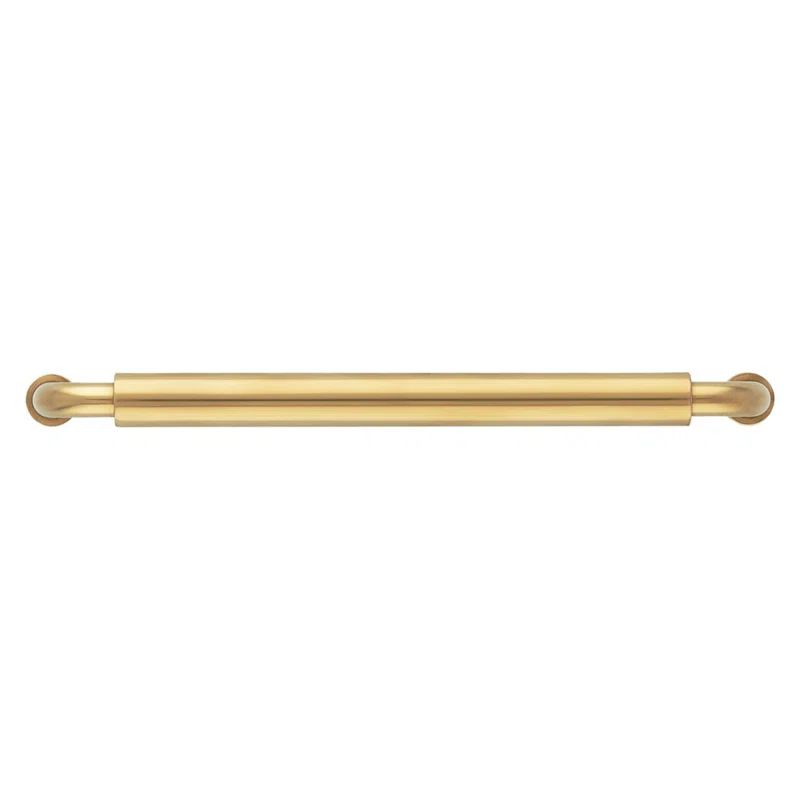 Satin Brass Brushed Cabinet Pull with Mounting Hardware