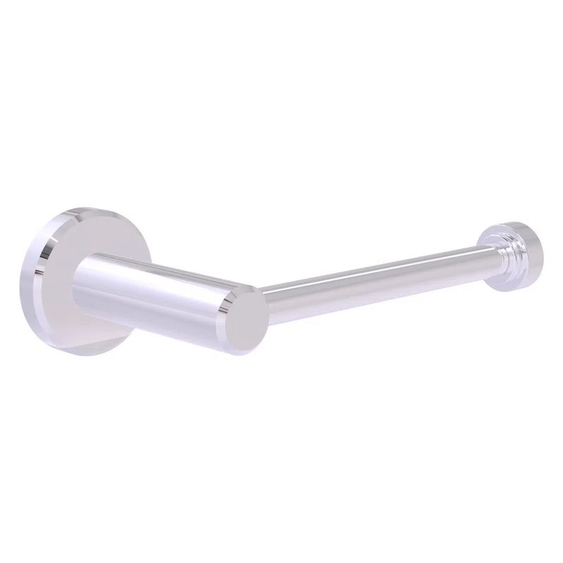 Polished Chrome Solid Brass Euro Style Toilet Paper Holder