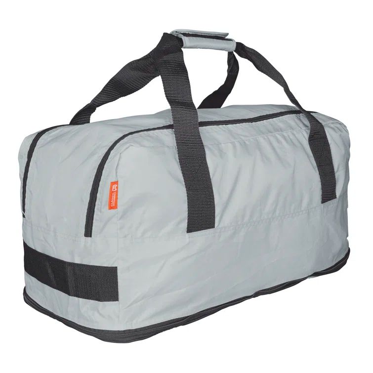 Gray UV Resistant Travel Trailer Cover with Storage Bag