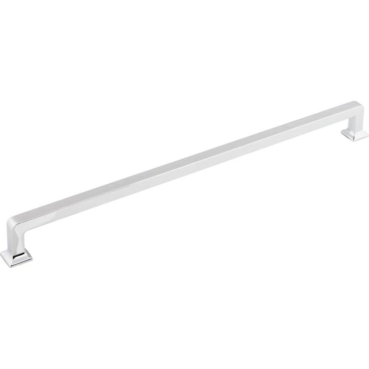 Polished Chrome 12-Inch Transitional Bar Handle