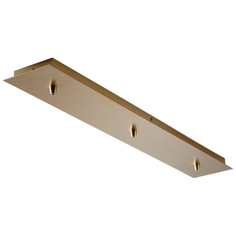 Aged Brass 36" Linear Island Pendant Canopy Kit - Energy Star