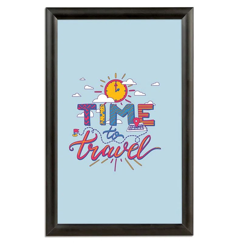 Black Aluminum 11x17 Weatherproof Wall Poster Frame