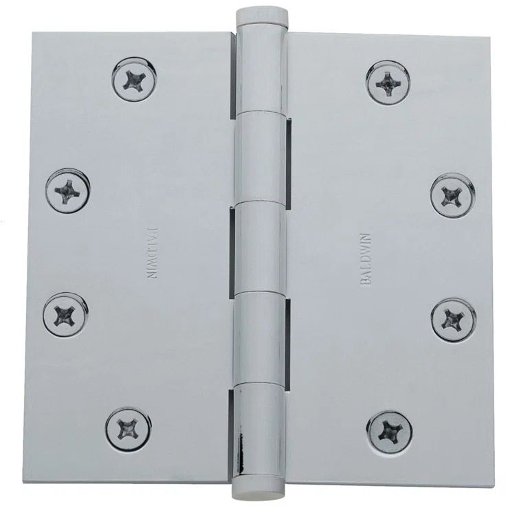 Satin Black Brass Single Door Hinge with Removable Pin