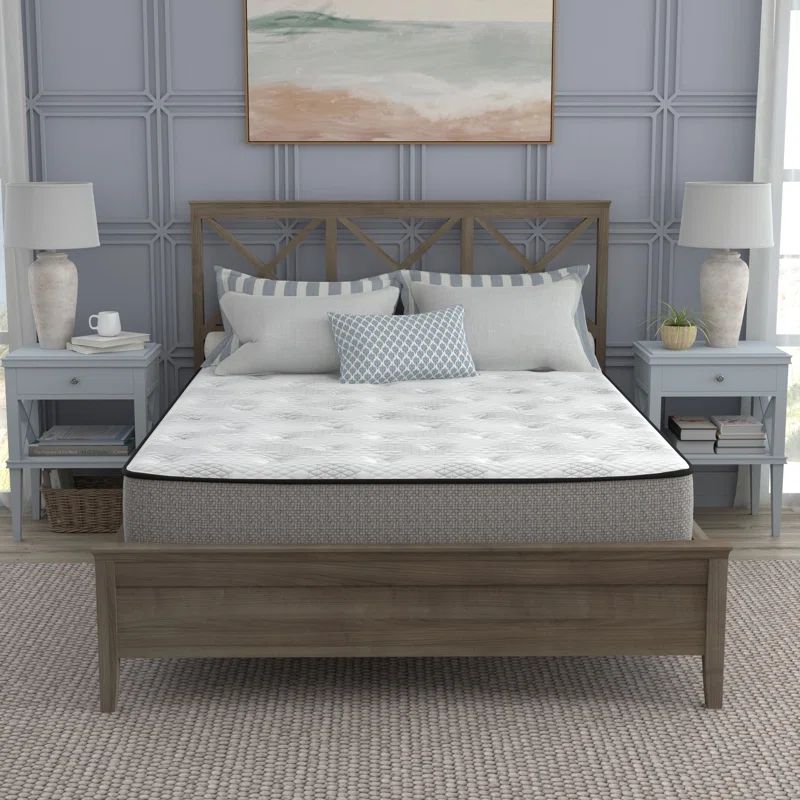 Queen 10" Firm Gel Memory Foam Innerspring Adjustable Mattress