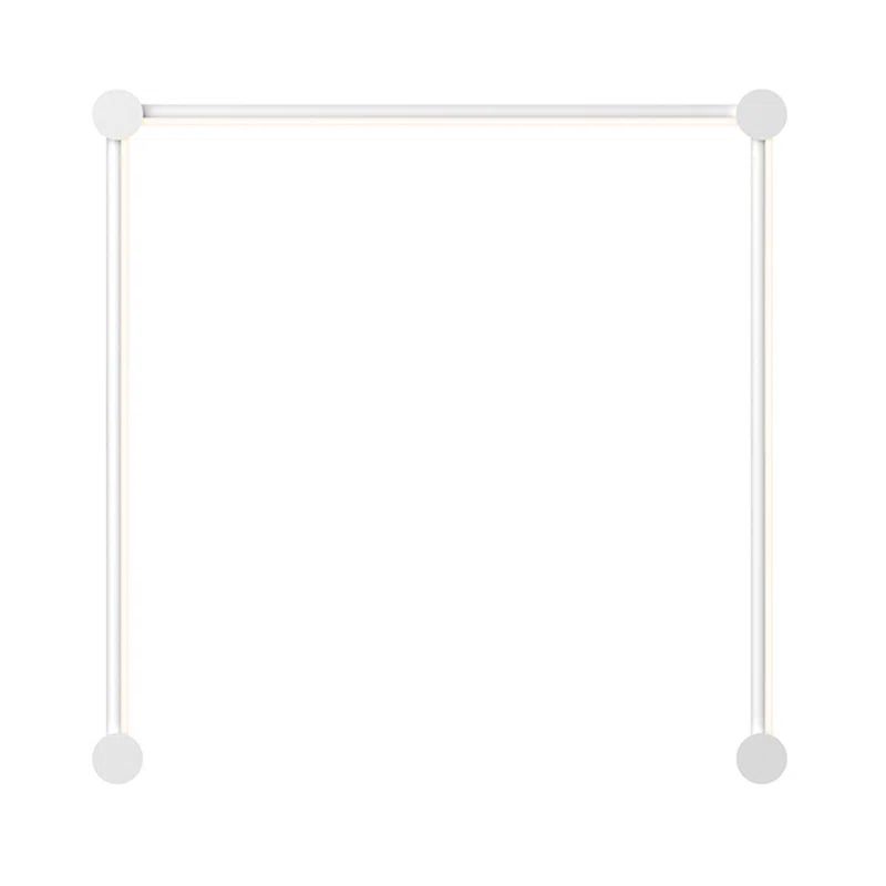 Satin White Purolinear 360 Dimmable LED Sconce