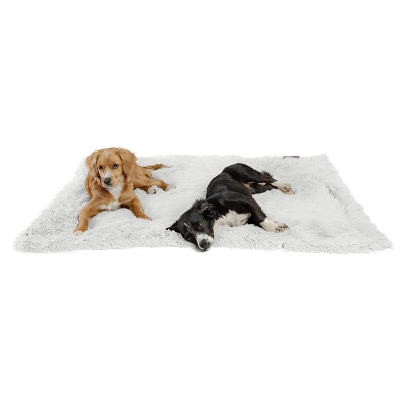 Frost Gray Faux Fur Pet Blanket 40x50