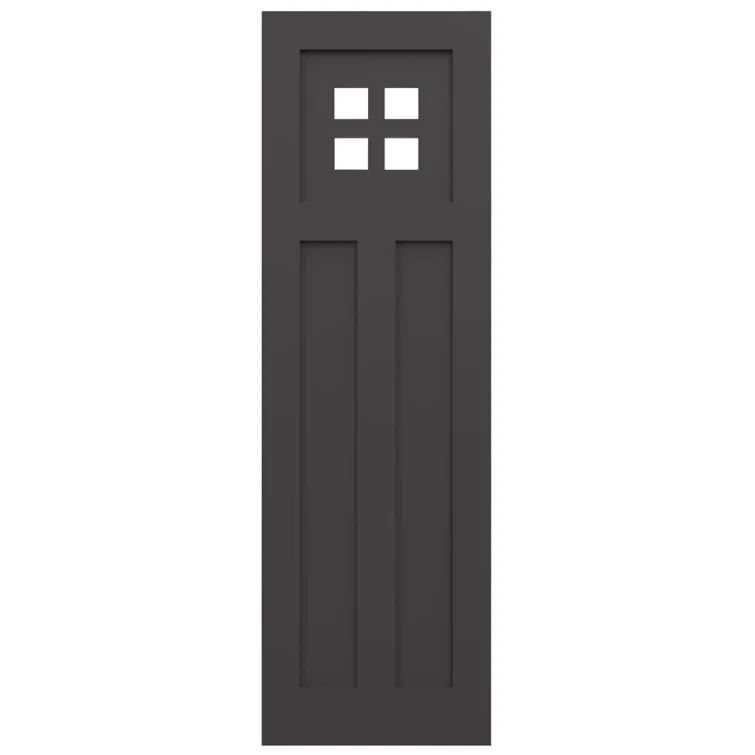 Shadow Mountain PVC Raised Panel Shutters, 12" x 50"