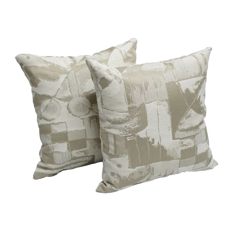 Luxurious Chenille Tapestry Throw Pillow Set, 17-inch, Multicolor