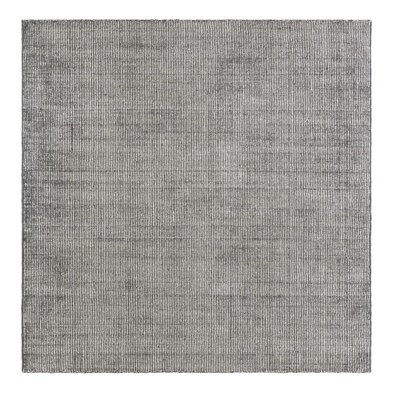 Earl Grey Square Hand-Knotted Wool Indoor Rug