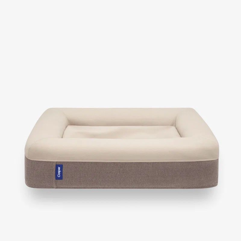 Medium Sand Orthopedic Foam Bolster Dog Bed