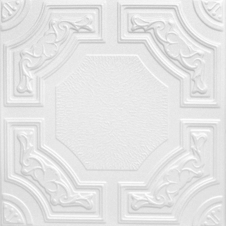 Copper Patina Faux Tin Glue-Up Ceiling Tile Set